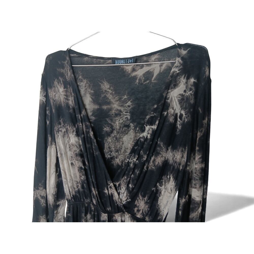 Audrey 3+1 Tie Dye Romper Elastic Waist Soft Stretchy Long Sleeve M-L - Picture 6 of 12